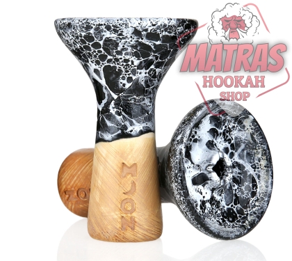 Moon Phunnel White Marble Чашка за наргиле