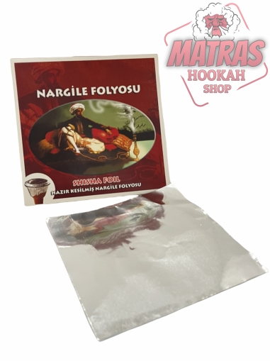 Square aluminium foil 12x12sm