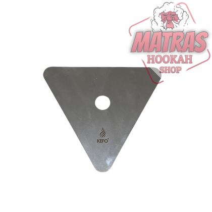 Hookah tray triangular