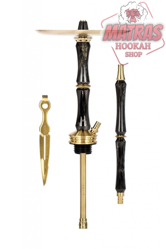 Наргиле Ocean Hookah Kaif Stem Gold Black