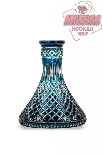 Caesar Crystal Bohemiae Million Cut – Azure Кристална Ваза за Наргиле