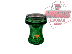 Dschinni Nero Glassbowl Green