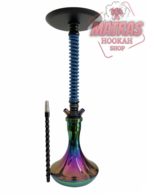 Наргиле Mamay Customs Coilover Black - Blue with rainbow elements