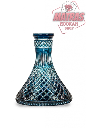 Caesar Crystal Bohemiae Million Cut – Azure Кристална Ваза за Наргиле