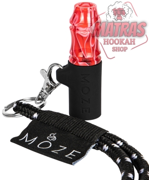 Moze Tip Wavy Line Red Персонален Мундщук за наргиле 