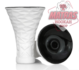 Werkbund Hookah Xschischa Polygon Special Edition - White Чашка за наргиле